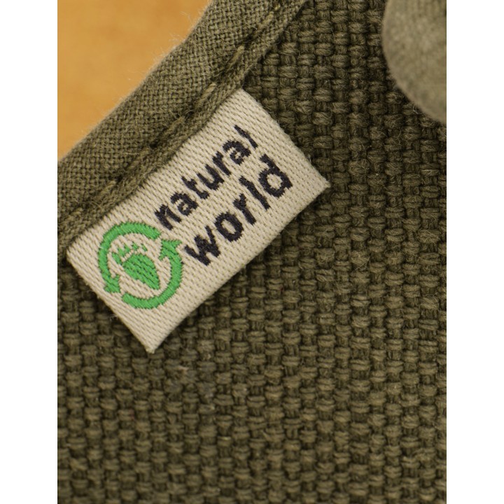 NATURAL WORLD Sandalias Bio Tela Kaki