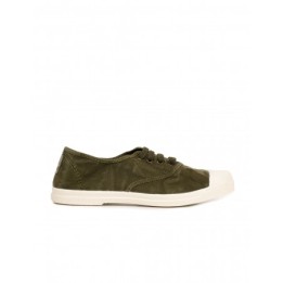 NATURAL WORLD Zapatillas Lona Puntera Kaki