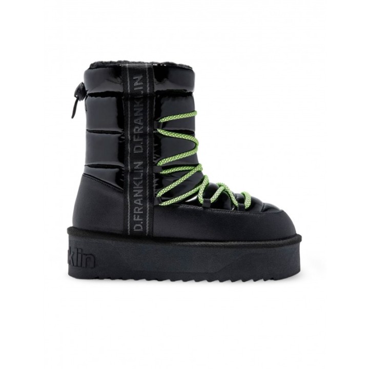 D FRANKLIN Botas Acolchadas Apreski Negras
