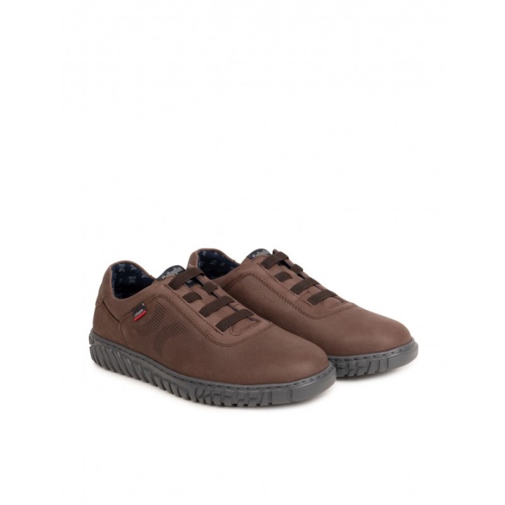 CALLAGHAN Zapatos Cordones Elasticos Marrones