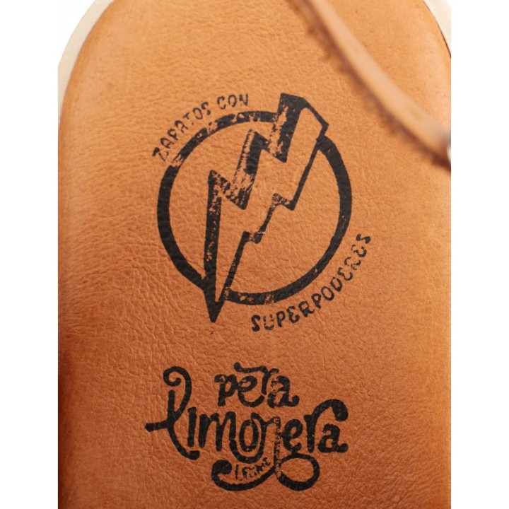 Sandalias Peep Toe Planas Blancas PERA LIMONERA