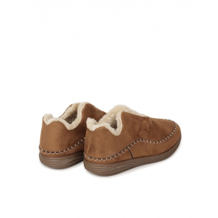 VULLADI Zapatillas Casa Doble Piso Cuero