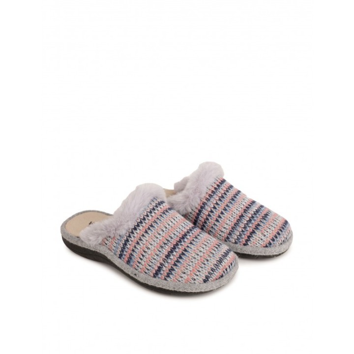 VULLADI Zapatillas Casa Punto Gris