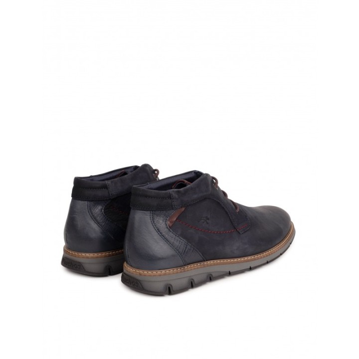 FLUCHOS Botines Casual Cordones Marino