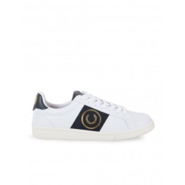 FRED PERRY Zapatillas Piel Blancas Combinadas