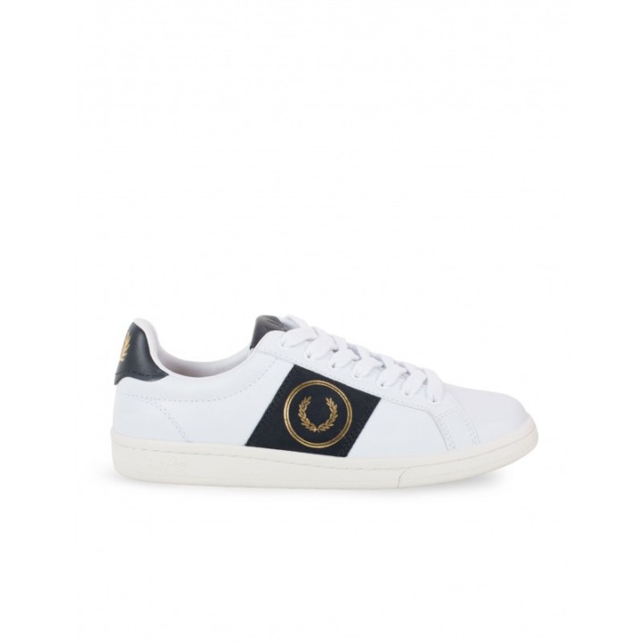 FRED PERRY Zapatillas Piel Blancas Combinadas