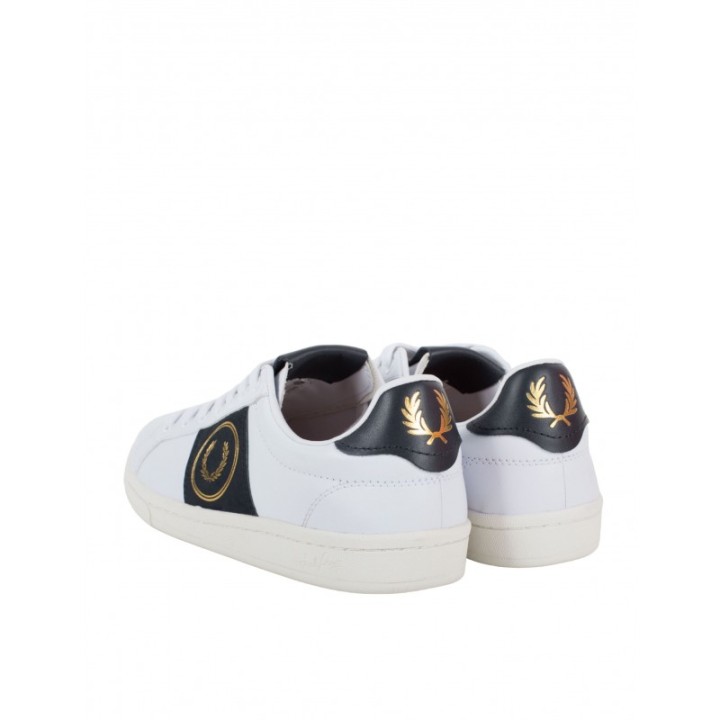 FRED PERRY Zapatillas Piel Blancas Combinadas