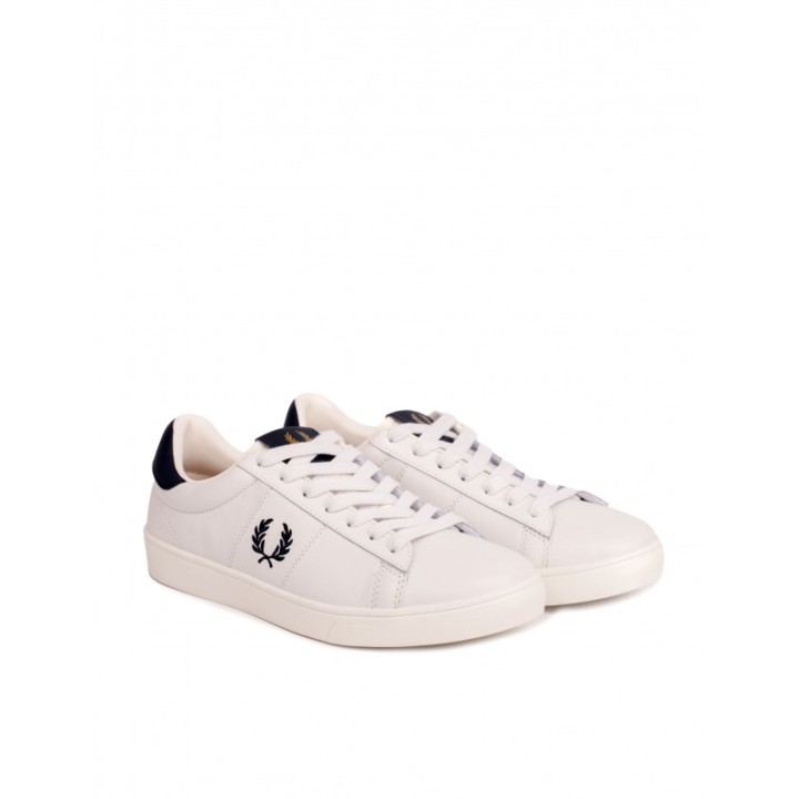 FRED PERRY Zapatillas Blancas Logo Azul