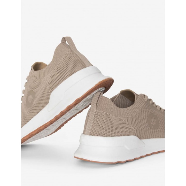 ECOALF Zapatillas Recicladas Calcetin Beige