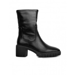 Botines Puntera Cuadrada Negros