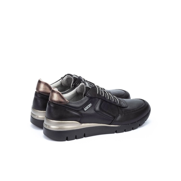 PIKOLINOS Zapatos Deportivos Cuna Cordones Elasticos Negros