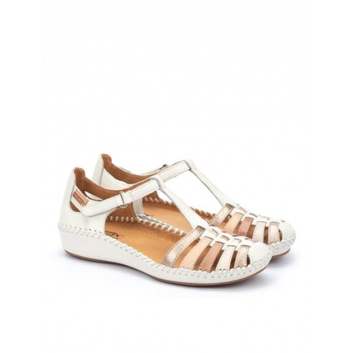 PIKOLINOS Sandalias Cangrejeras Beige