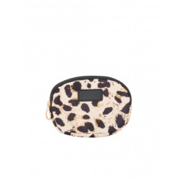 Monedero Leopardo Beige