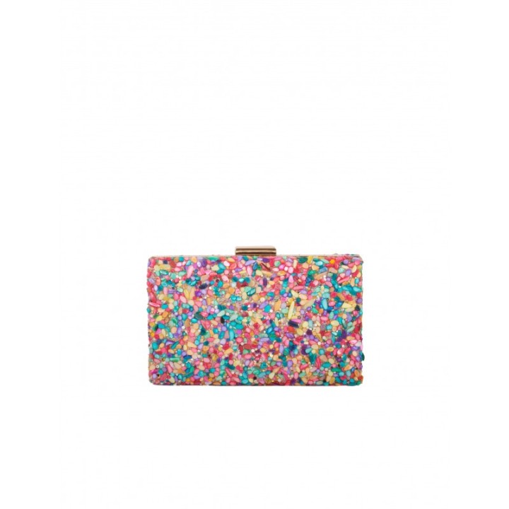 Clutch Fiesta Abalorios Colores