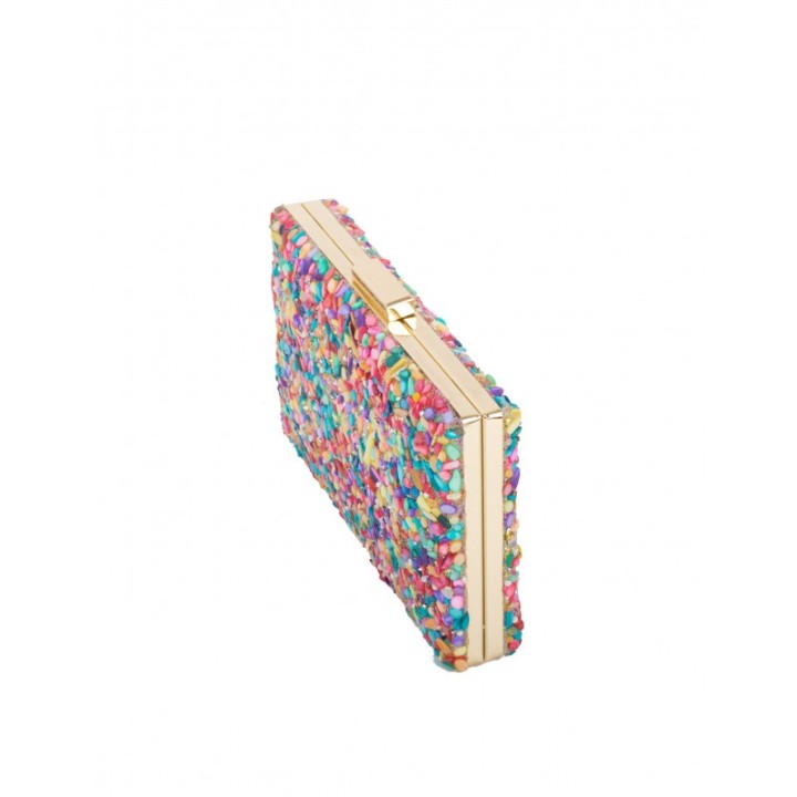 Clutch Fiesta Abalorios Colores