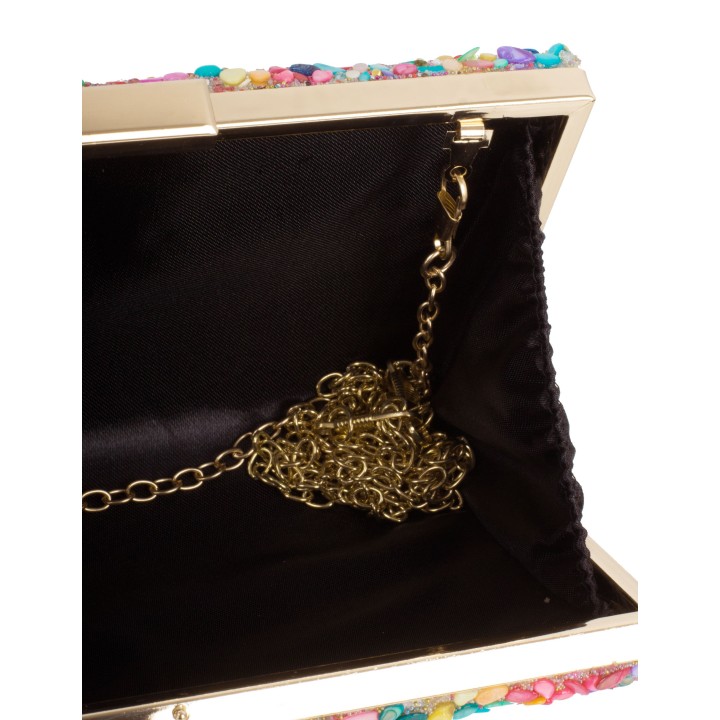 Clutch Fiesta Abalorios Colores