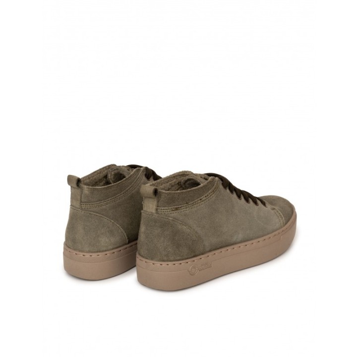 NATURAL World Botas Casual Cordones Verdes