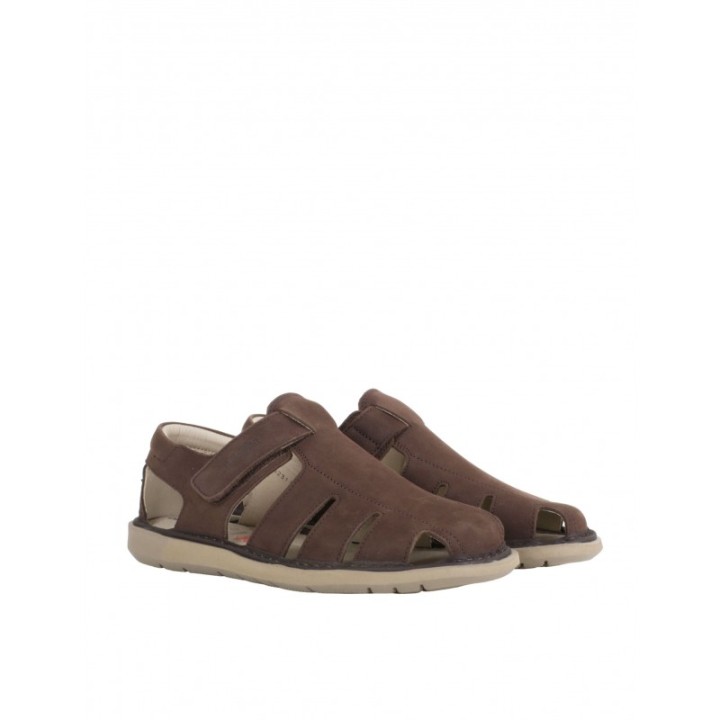 CALLAGHAN Sandalias Cangrejeras Marrones Hombre