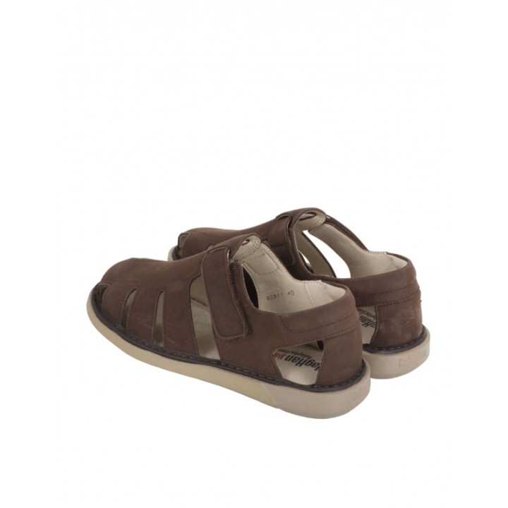 CALLAGHAN Sandalias Cangrejeras Marrones Hombre