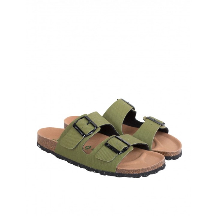 AUTENTI Sandalias Bio Recicladas Verdes