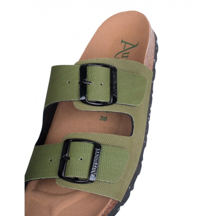 AUTENTI Sandalias Bio Recicladas Verdes