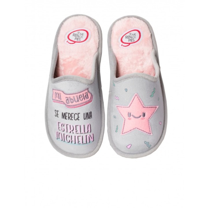 SE ME RiEN LOS PIES Zapatillas Frase Abuela Estrella Michelin