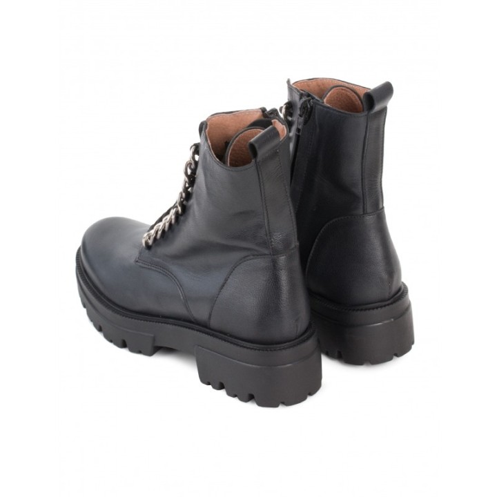 Botas Militares Piel Cadena PERA LIMONERA