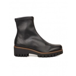 Botines Piel Suela Track Negros PERA LIMONERA