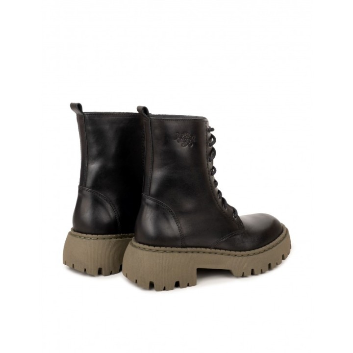 Botas Militares Plataforma Track Verde PERA LIMONERA