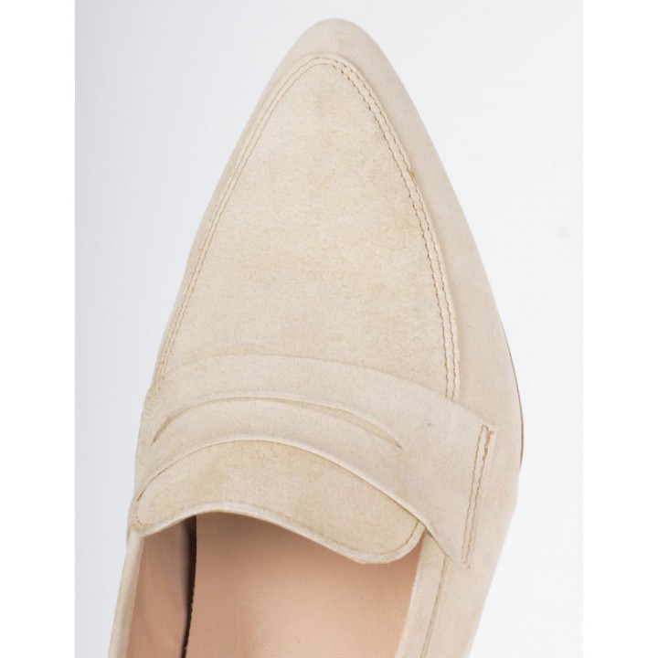 Mocasines Punta Beige PERA LIMONERA