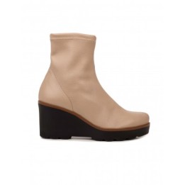 Botines Cuna Piel Beige PERA LIMONERA