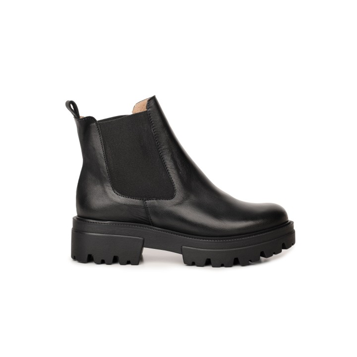 Botines Chelsea Track Negros PERA LIMONERA