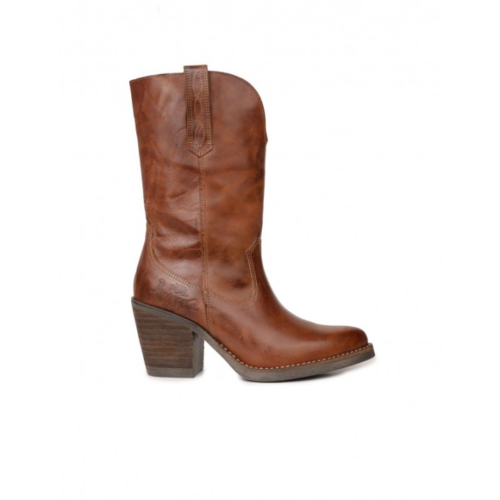 Botas Camperas Piel Marron PERA LIMONERA