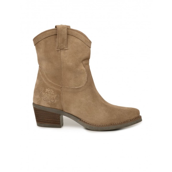 Botas Camperas Cana Baja Taupe PERA LIMONERA