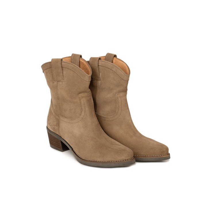 Botas Camperas Cana Baja Taupe PERA LIMONERA
