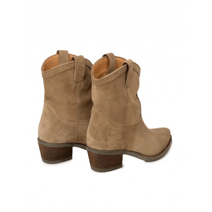 Botas Camperas Cana Baja Taupe PERA LIMONERA
