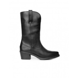 Botas Camperas Piel Negras PERA LIMONERA