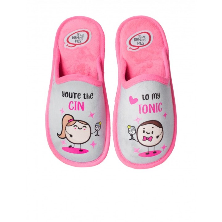 SE ME RiEN LOS PIES Zapatillas Frase Gin Tonic