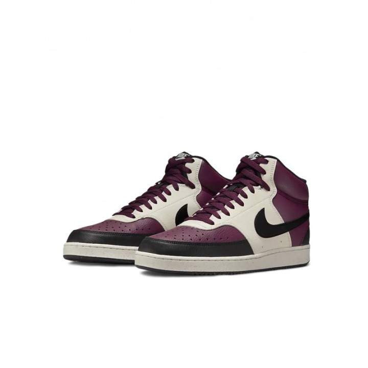 NIKE Court Vision Mid Next Nature Burdeos