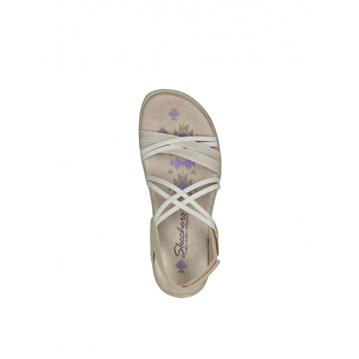 SKECHERS Sandalias Reggae Slim Takes Two Taupe