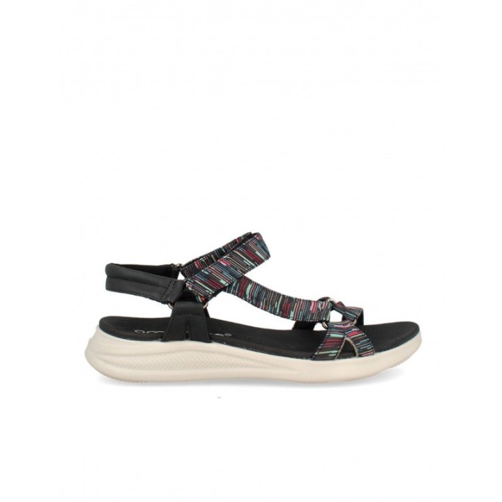 Sandalias Deportivas Tiras Velcro Azules