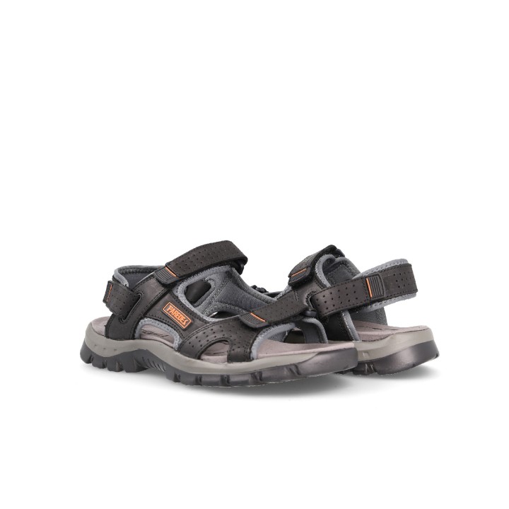 PAREDES Sandalias Trekking Marrones Negras