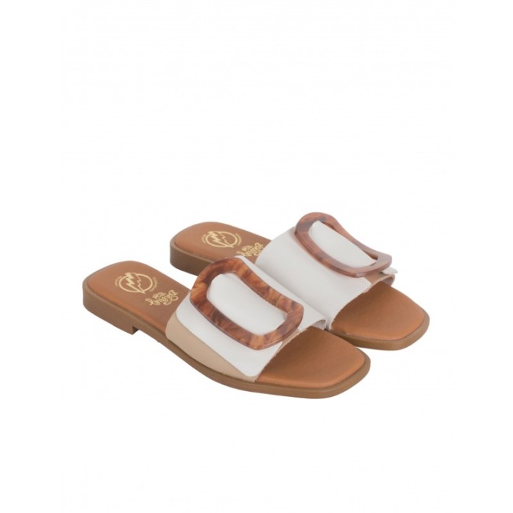 Sandalias Pala Hebilla Carey PERA LIMONERA