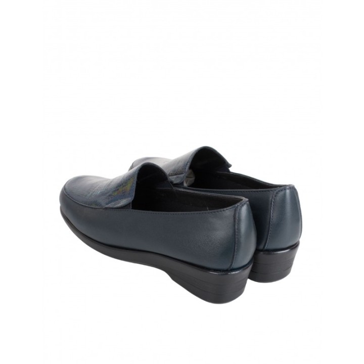 48 HOURS Mocasines Cuna Elasticos Azules