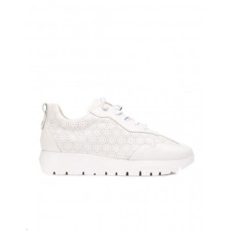 WONDERS Zapatillas Vestir Piel Blancas