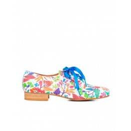 SALONISSIMOS Zapatos Estampados Lazo Azul