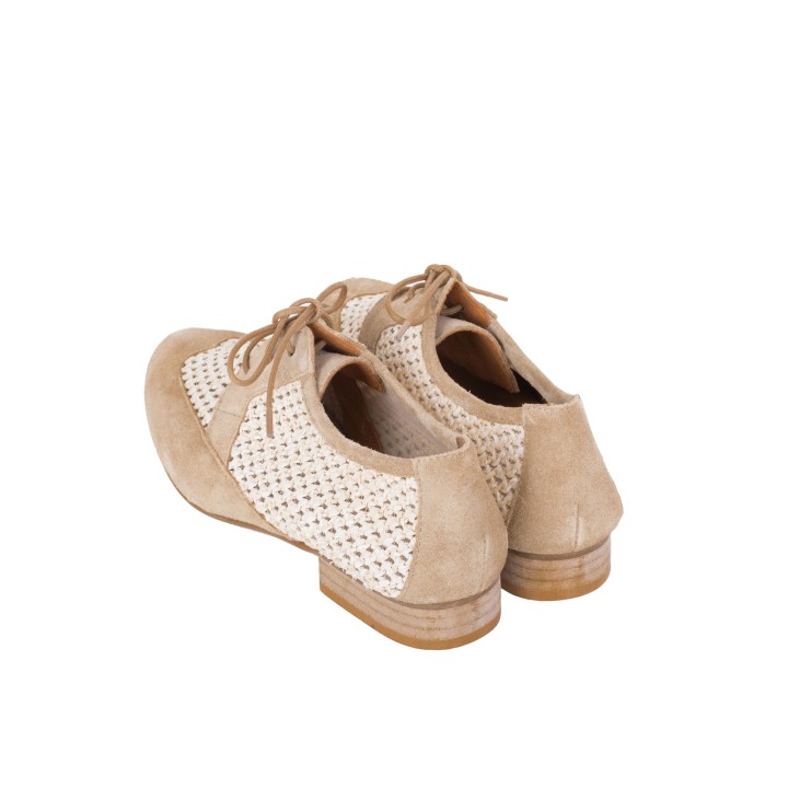 SALONISSIMOS Zapatos Planos Cordones Trenzados