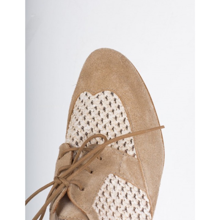SALONISSIMOS Zapatos Planos Cordones Trenzados