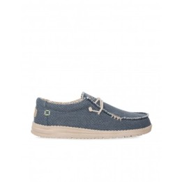 HEY DUDE Mocasines Tela Casual Azules