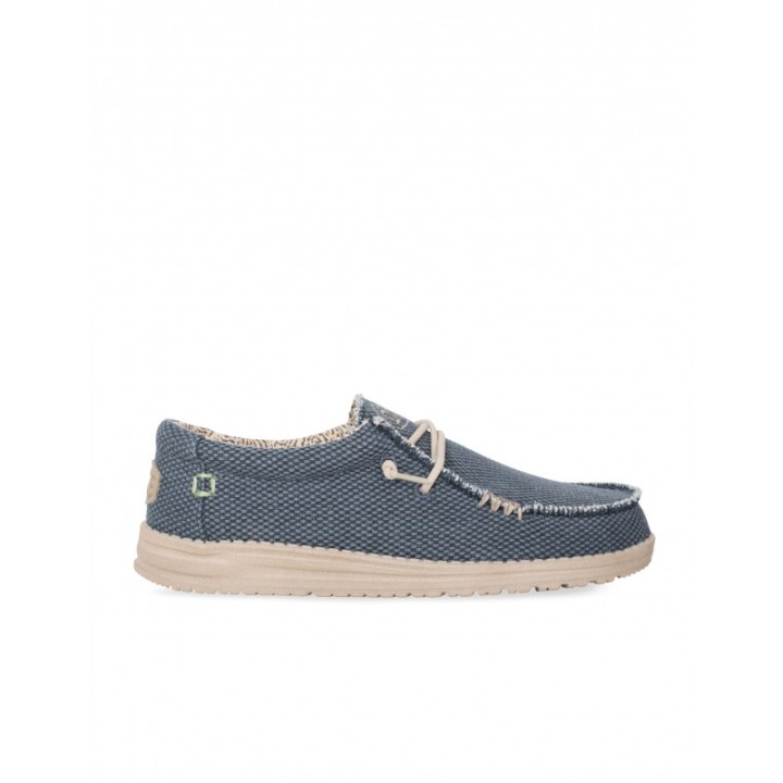 HEY DUDE Mocasines Tela Casual Azules
